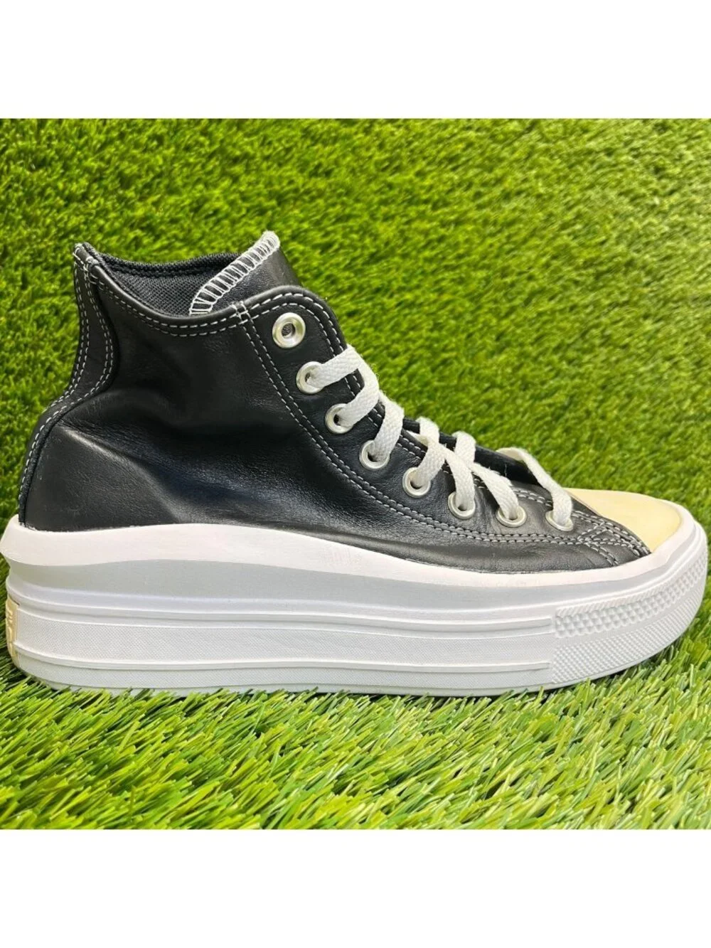 Converse CTAS Move High Platform Womens Size 8.5 Black Athletic Shoes Sneakers